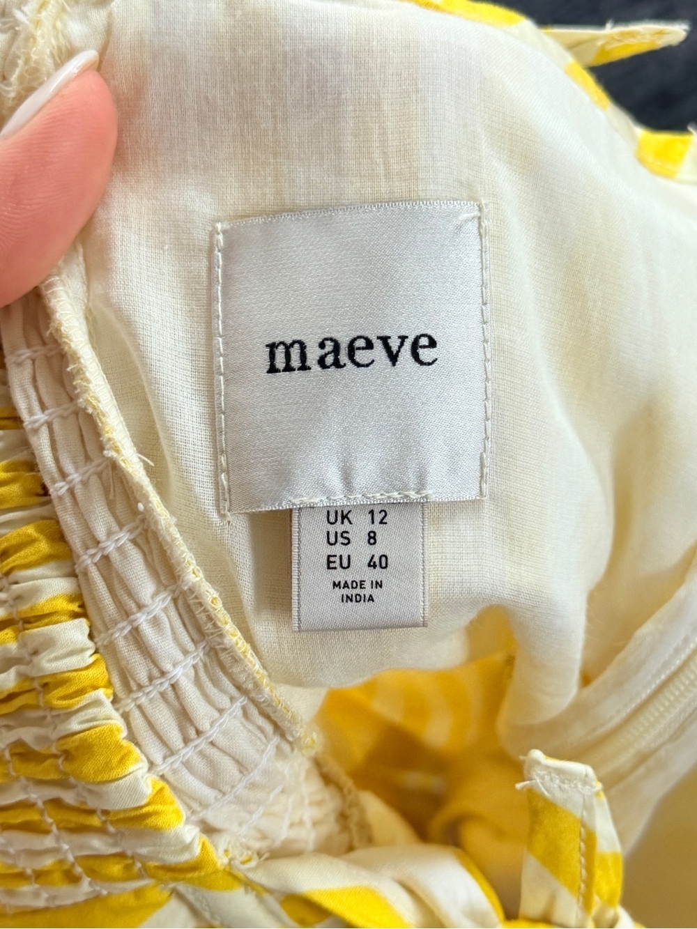 Maeve Sleeveless Cotton Square-Neck Romper NWT Size 8 - Picture 7 of 7